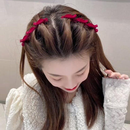 🌸Flocking Braided Hair Clip