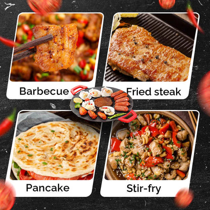 ⏳Factory Direct Sales⏰Non-Stick Electric Indoor Grill Pan🍳