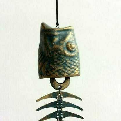 (🔥HOT SALE NOW 49% OFF) - Metal Fish Bone Wind Chimes