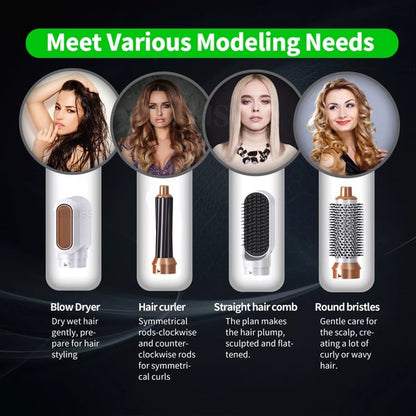 🔥Newest 5 in 1 Professional Styler💃Style your hair in the comfort of your home!