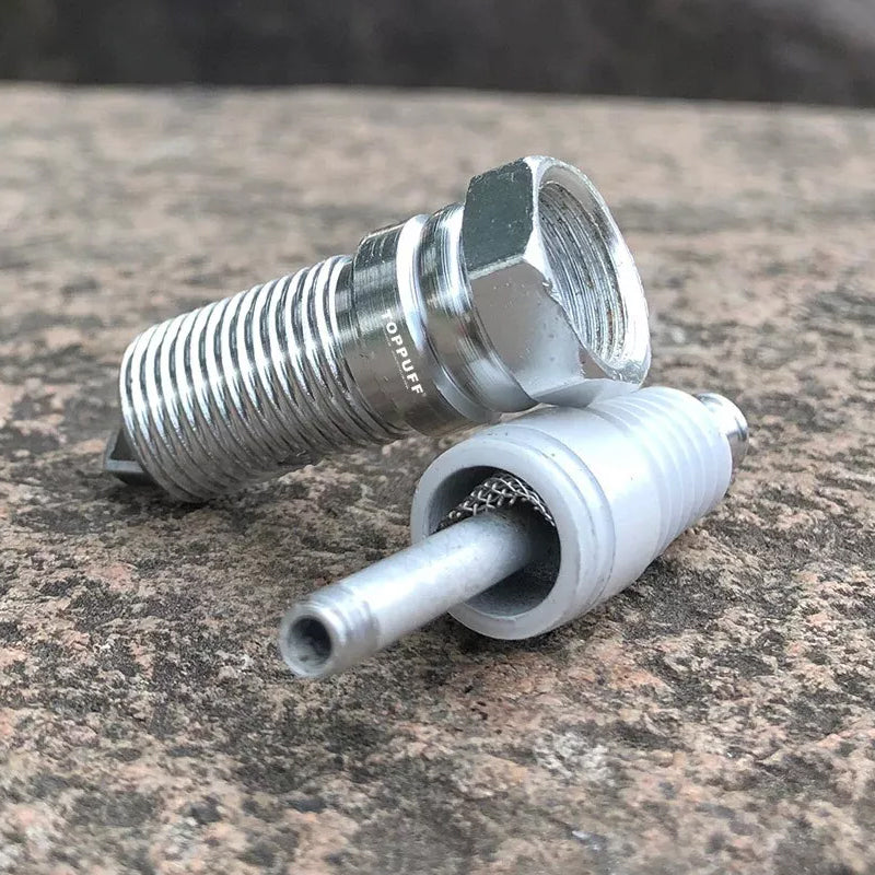 Portable Spark Plug Smoking Pipe