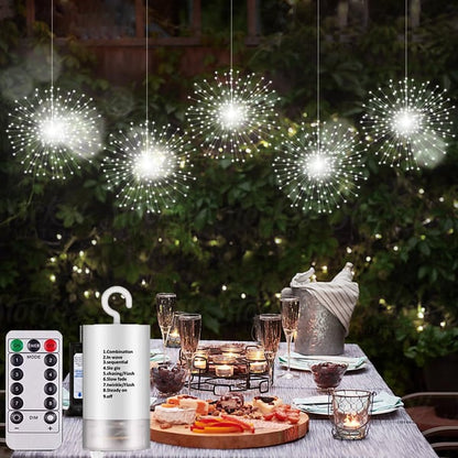 Christmas Pre-sale SAVE 50%🎄Hanging Starburst Fairy Lights for Christmas