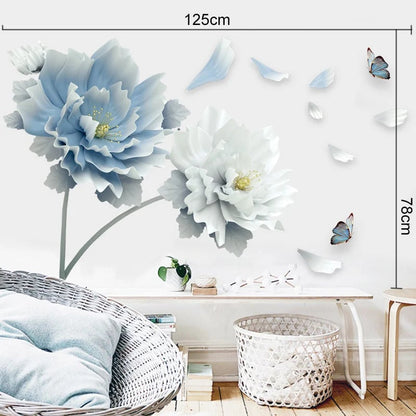 (❤️ HOT SALE- 49% OFF) Flower wall sticker wallpaper