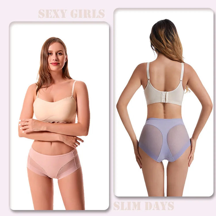 BUY 3 GET 2 FREE-High Waist Ice Silk Shaping Briefs