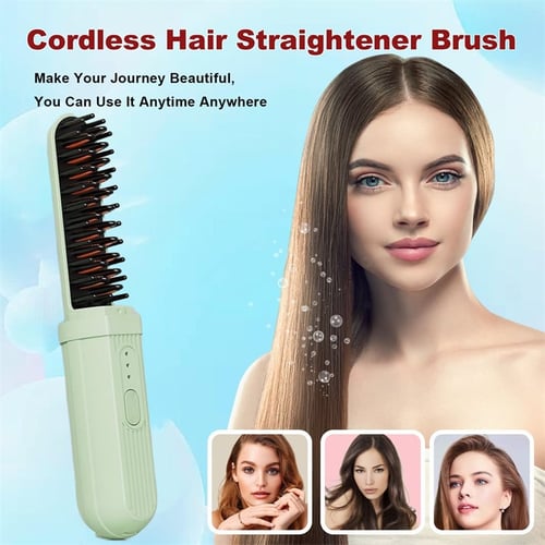 2024 New In-Women's Cordless Hair Straightener Brush