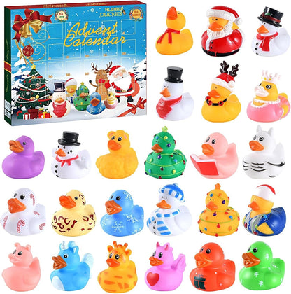 🎉Advent Calendar 2024-24 Rubber Ducks Toys Advent Calendar for Kids