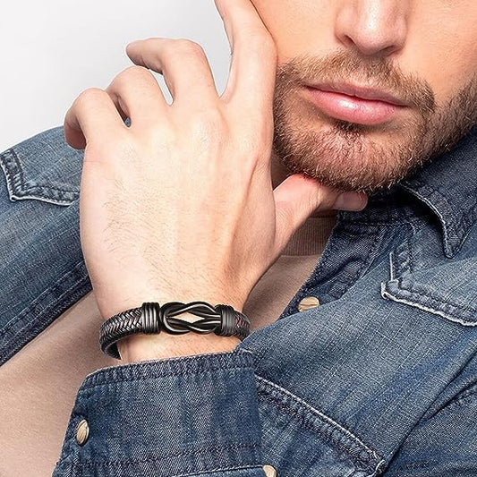 Regalo para hombres pulsera infinita 