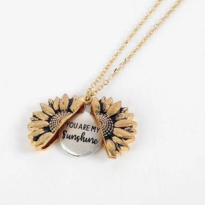 Last Day 75% OFF - 🔥🌞"You Are My Sunshine" Sunflower Necklace🌻