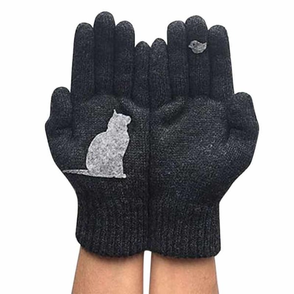 Gants en coton éventail de chats 