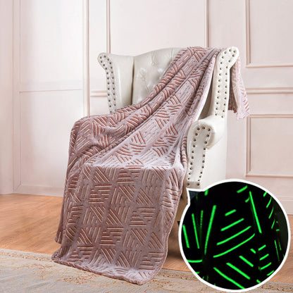 Hurry up! Sale Ends in 01:57:36.3 😊Double Sided Flannel Luminous Blanket-🔥