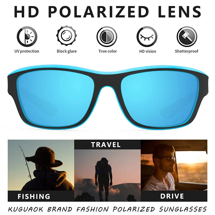 2024  Outdoor Sports Sunglasses with Anti-glare Polarized Lens