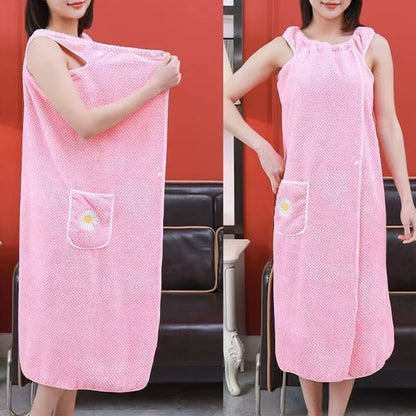 (🔥High Repurchase Rate)2024 Quick Dry Absorb Water Wearable Bath Towel（🔥Buy 2 Free Shipping🔥）