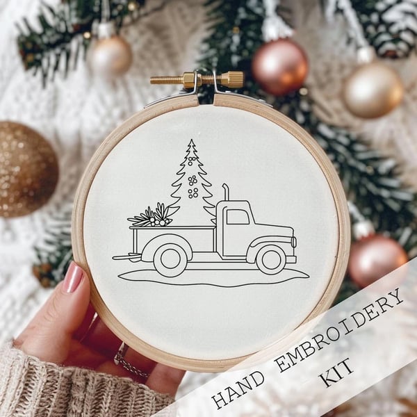 Christmas Embroidery KIT