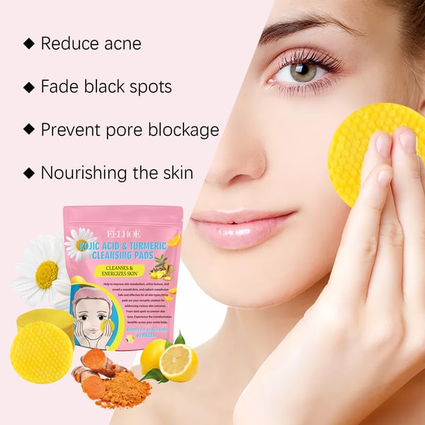 🏆#1 Bestselling🏆 Turmeric Kojic Acid Cleansing Pads