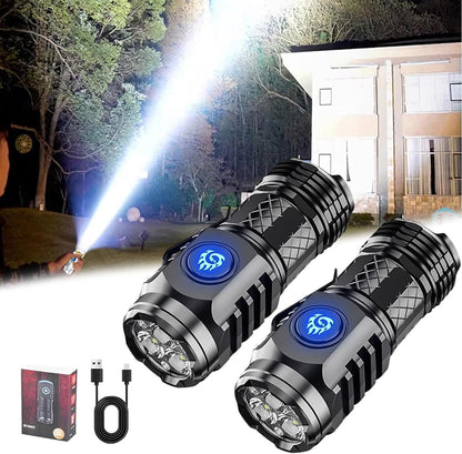 【🎁2PCS！】German Three-eyed Monster Mini Flash Super Power Flashlight