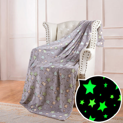 Hurry up! Sale Ends in 01:57:36.3 😊Double Sided Flannel Luminous Blanket-🔥