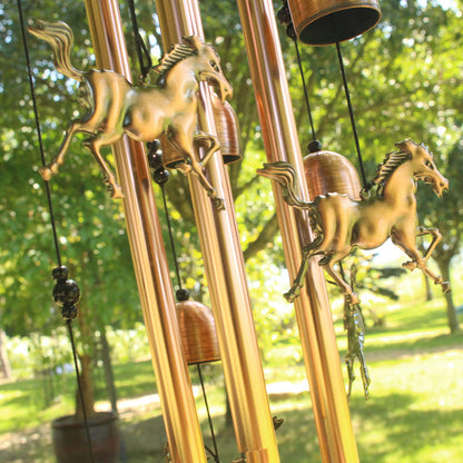 🎐Pure hand-made Copper Horse wind chimes(𝐁𝐮𝐲 𝟐 𝐅𝐫𝐞𝐞 𝐒𝐡𝐢𝐩𝐩𝐢𝐧𝐠)