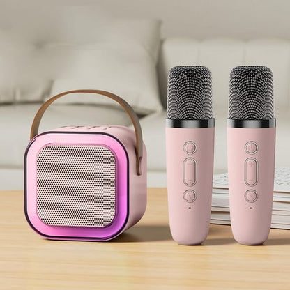 🎵Mini variable voice karaoke machine with wireless microphone