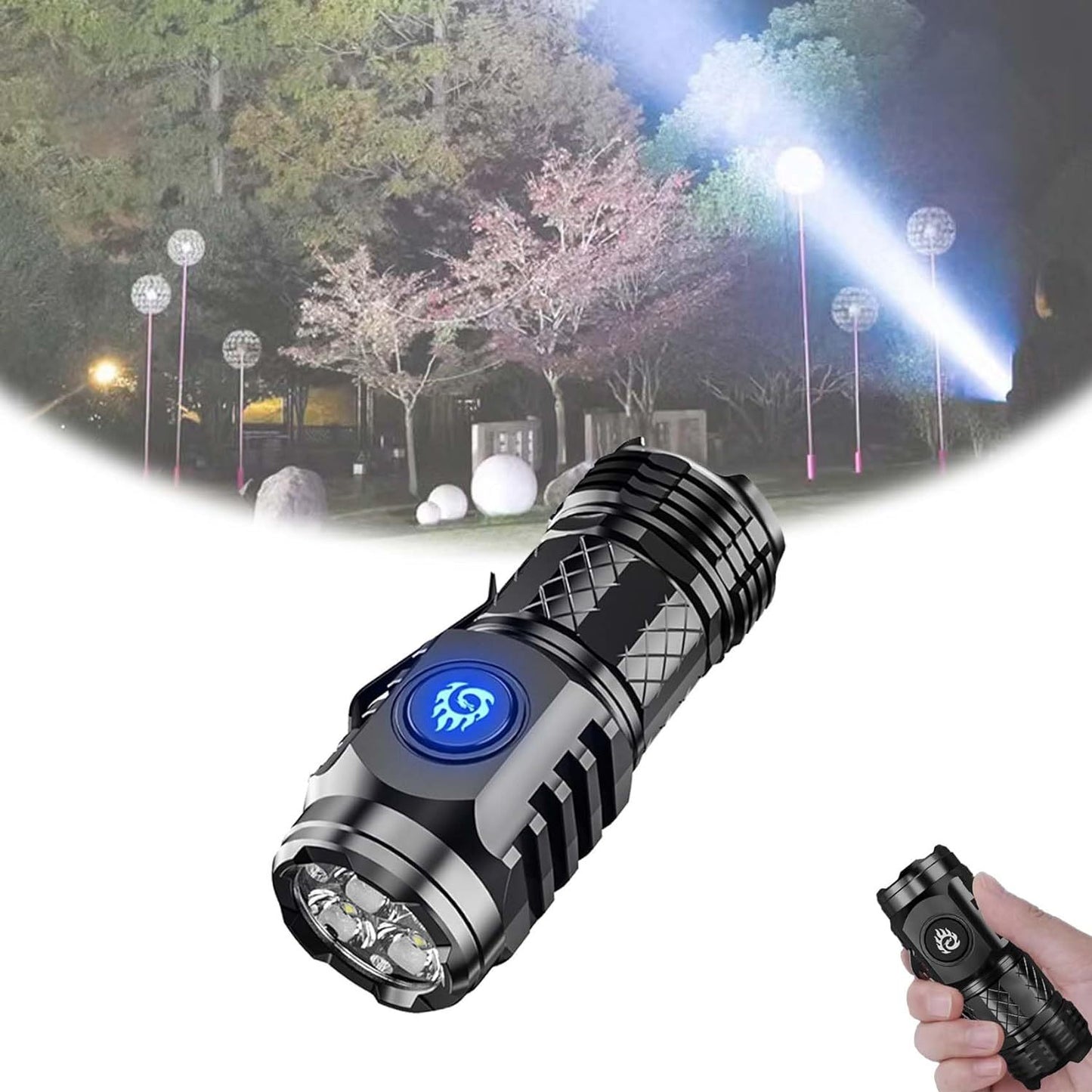 【🎁2PCS！】German Three-eyed Monster Mini Flash Super Power Flashlight