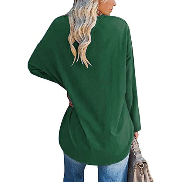 💋Women's loose long sleeve fashion V-neck knit top (Buy 2 Free Shipping)