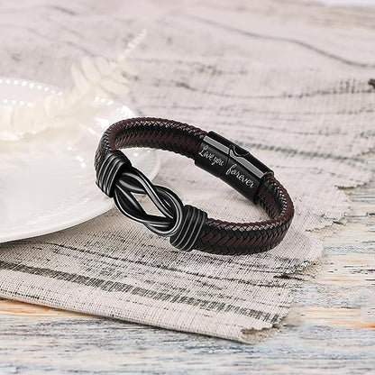 Regalo para hombres pulsera infinita 