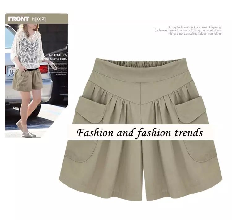 Hot Sale🎁Women Beach Casual Hot Shorts with Elastic Waistband