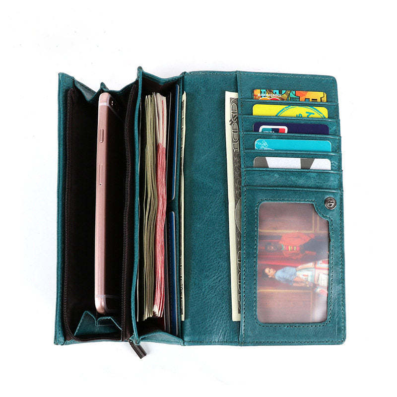 Marfuny RFID Anti-theft Long Wallet Coin Purse