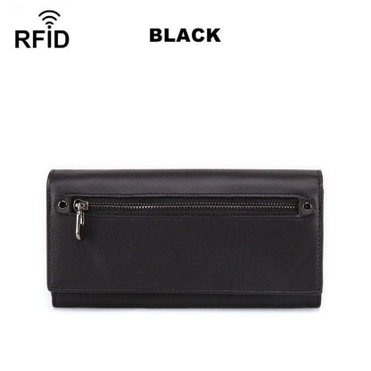 Marfuny RFID Anti-theft Long Wallet Coin Purse