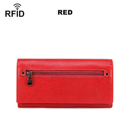 Marfuny RFID Anti-theft Long Wallet Coin Purse