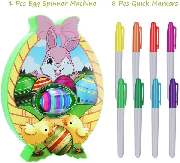 ✨Jour de Pâques ✨Mazing Egg Lathe -Cadeau parfait pour les enfants🐣 