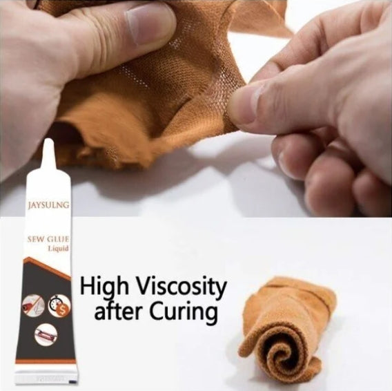 Cloth repair sewing glue