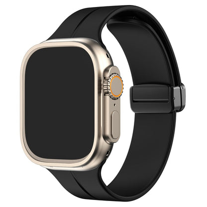 🔥 Promoción del último día 70% de descuento - Correa plegable magnética de silicona para iPhone Watch Ultra Series 8 7 6 5 4 3 2 1 SE⭐ 