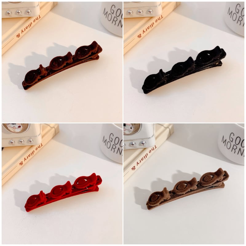 🌸Flocking Braided Hair Clip