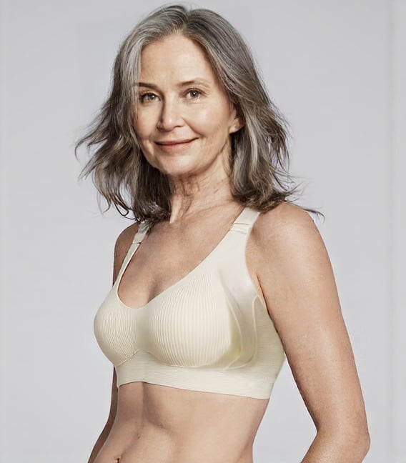 🔥Buy 1 Get 2 Free - Women's Ribbed Push Up Adjustable Wireless Bra