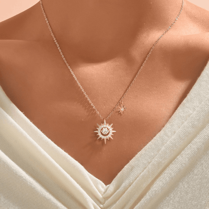 🌞SUN WILL RISE Necklace - ''We always have each other's back''👩‍❤️‍👩