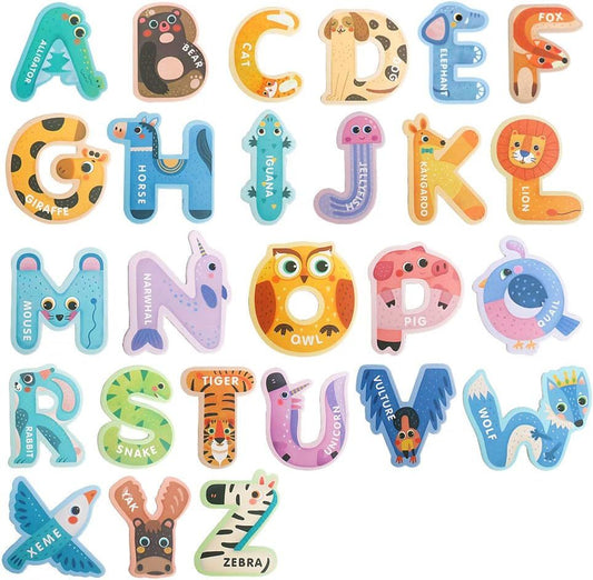 Animal-shaped Magnetic Alphabet