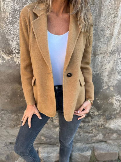 🔥 Women's Lapel Long Sleeve Casual Jacket