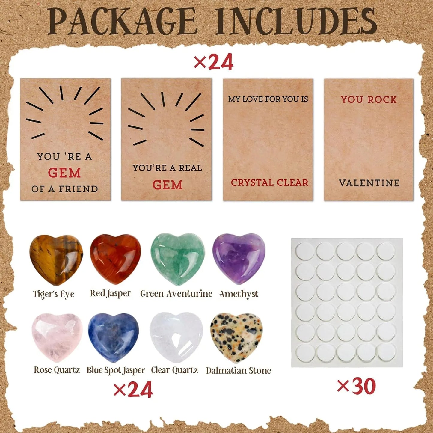 🌹VALENTINES DAY GIFTS IDEAS--💖CARDS WITH HEART-SHAPE CRYSTALS