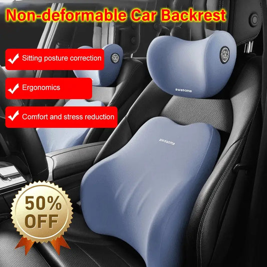 Car headrest lumbar support suit