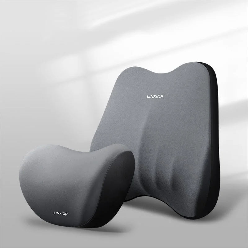 Car headrest lumbar support suit