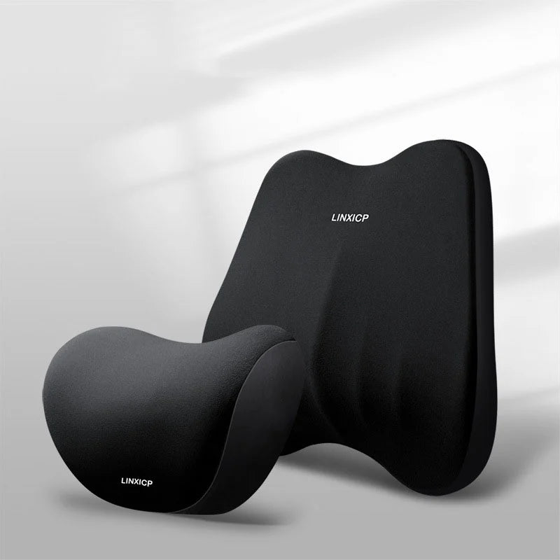 Car headrest lumbar support suit