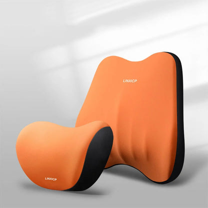 Car headrest lumbar support suit