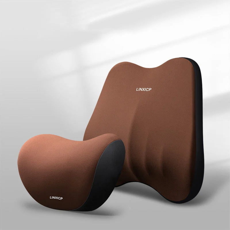 Car headrest lumbar support suit