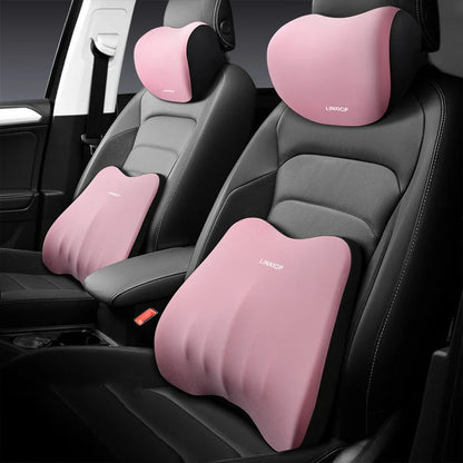 Car headrest lumbar support suit