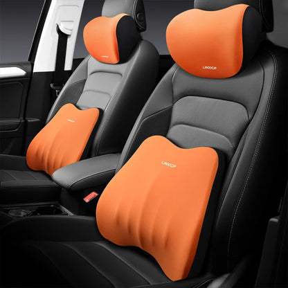 Car headrest lumbar support suit