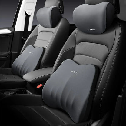 Car headrest lumbar support suit