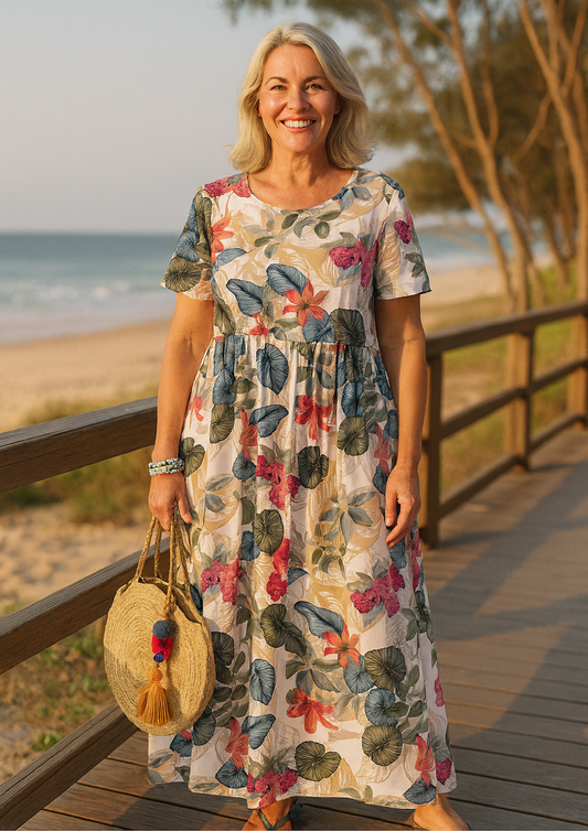 Breezy Floral Maxi Dress
