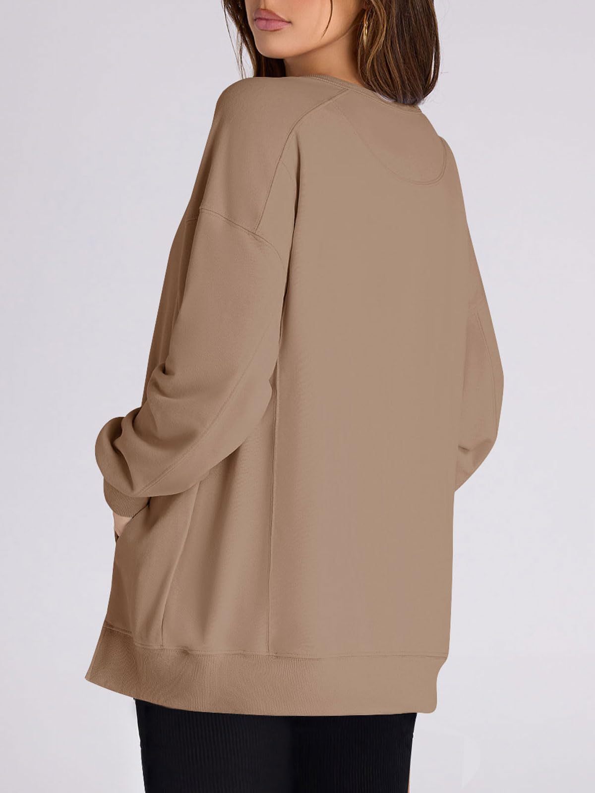 2024 FALL NEW WOMEN‘S OVERSIZED PULLOVER WITH POCKETS