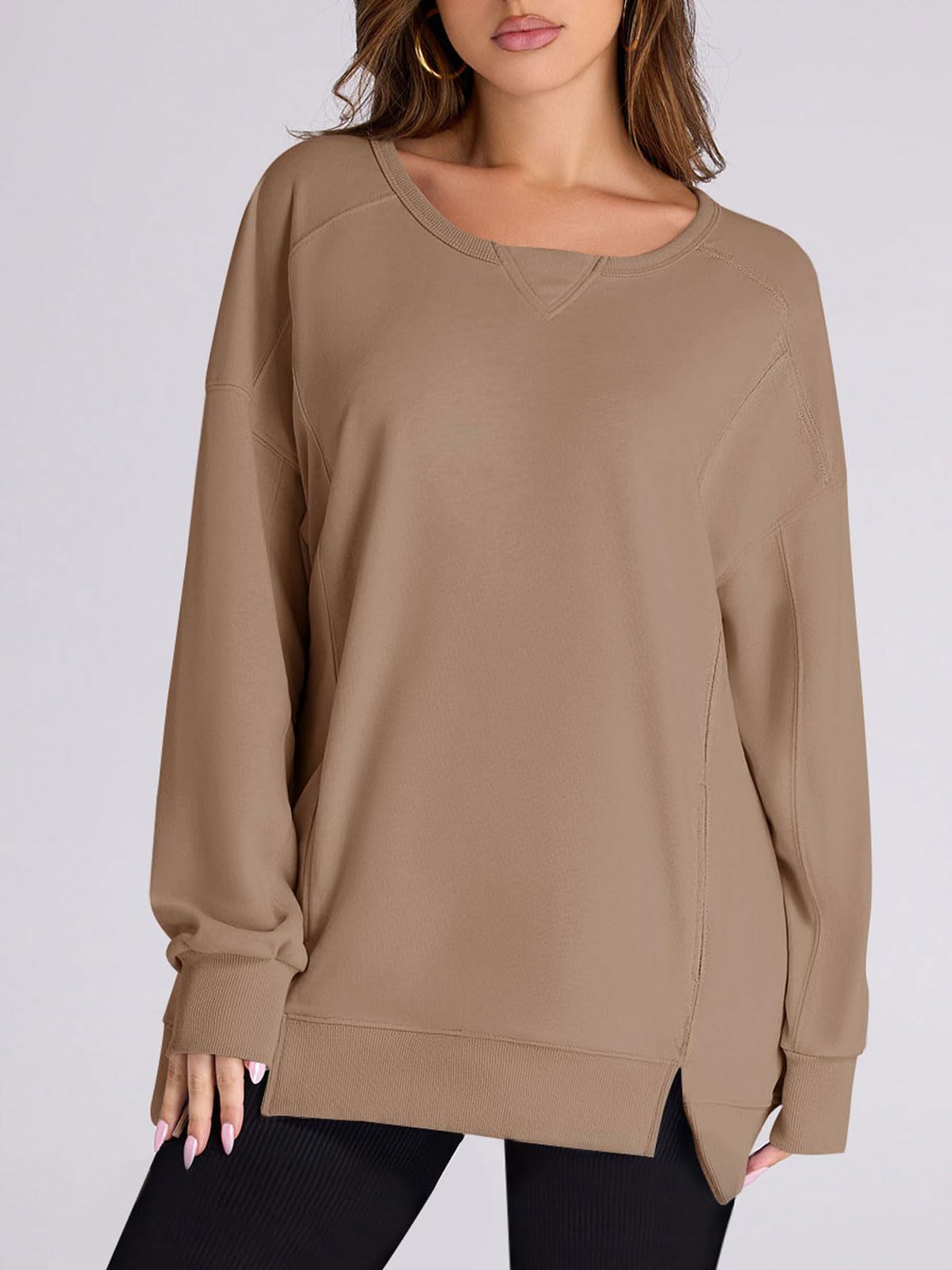 2024 FALL NEW WOMEN‘S OVERSIZED PULLOVER WITH POCKETS