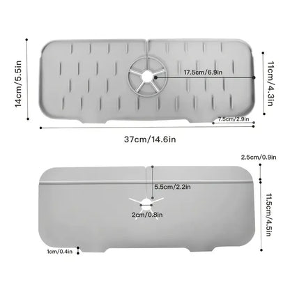 KITCHENGUARD™ POIGNÉE DE ROBINET EN SILICONE PLATEAU RÉCOLTE-GOUTTES